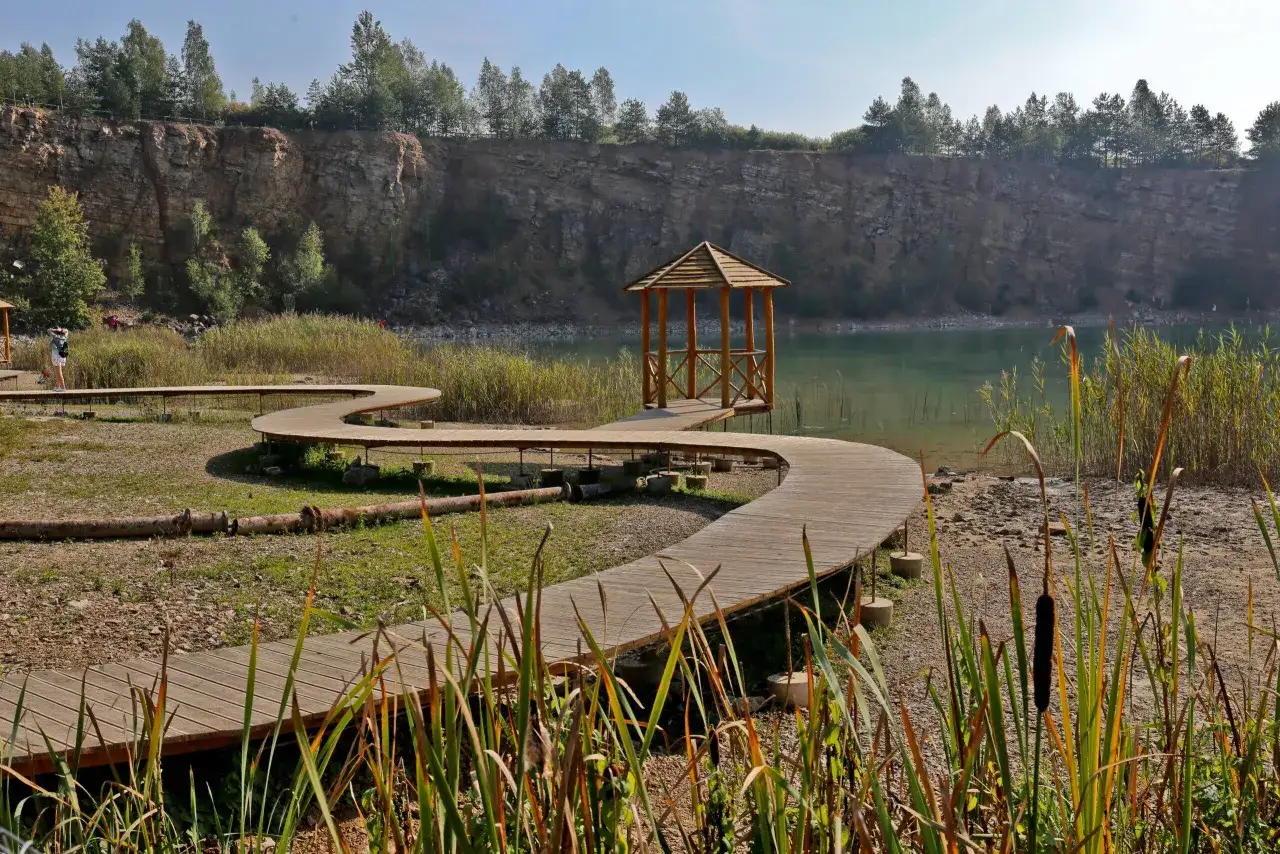 Park Gródek Jaworzno kładki