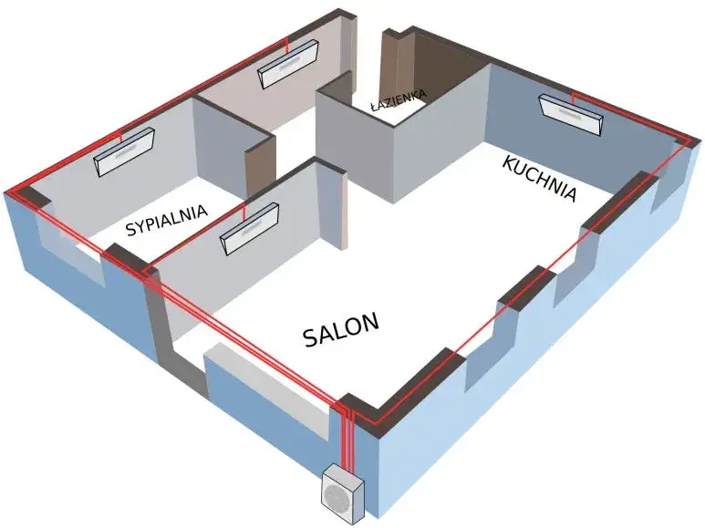 klimatyzacja w mieszkaniu przykłady instalacji