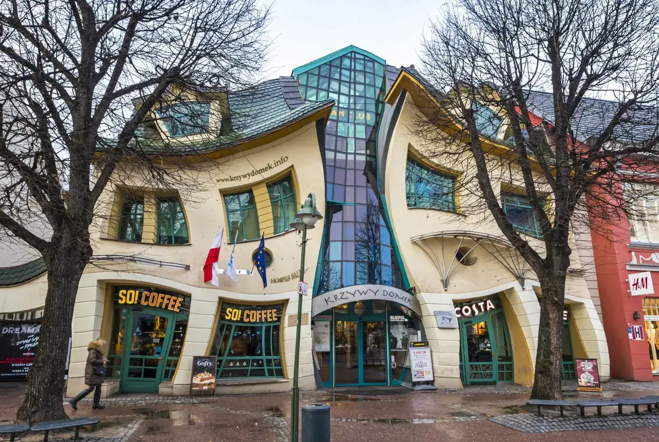 Sopot Molo Monciak Krzywy Domek