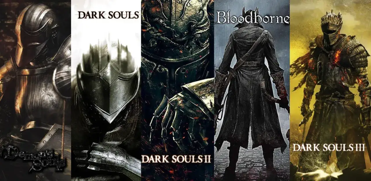 Zbroje z gier od FromSoftware: Demon's Souls, Dark Souls, Dark Souls II, Bloodborne i Dark Souls III.