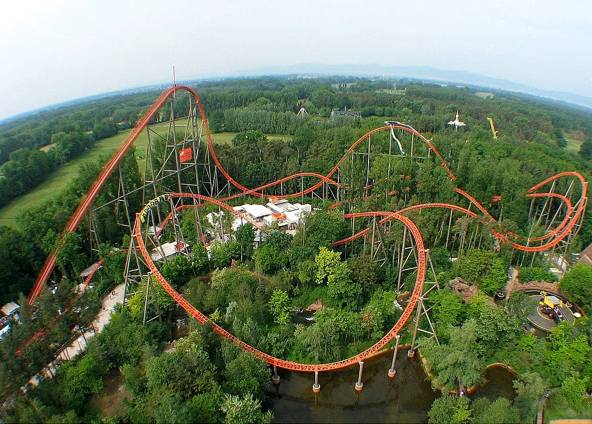 Holiday Park Expedition GeForce Achterbahn