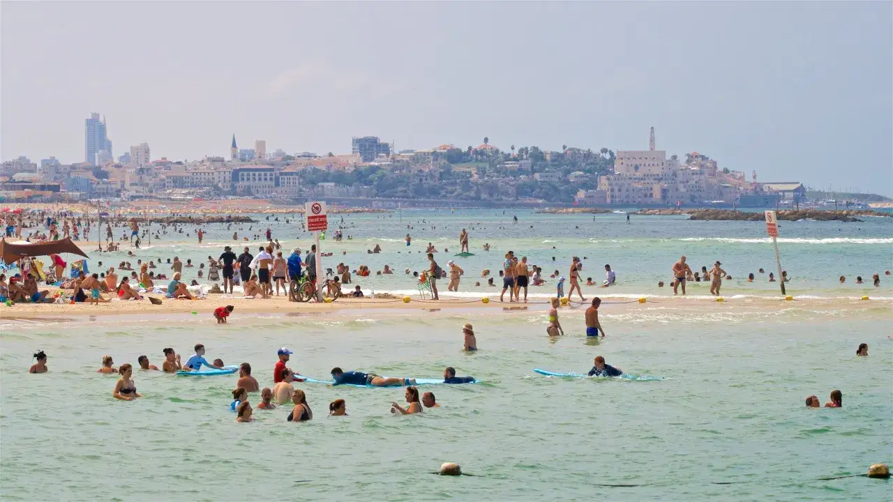 Plaże Tel Awiw Gordon Beach