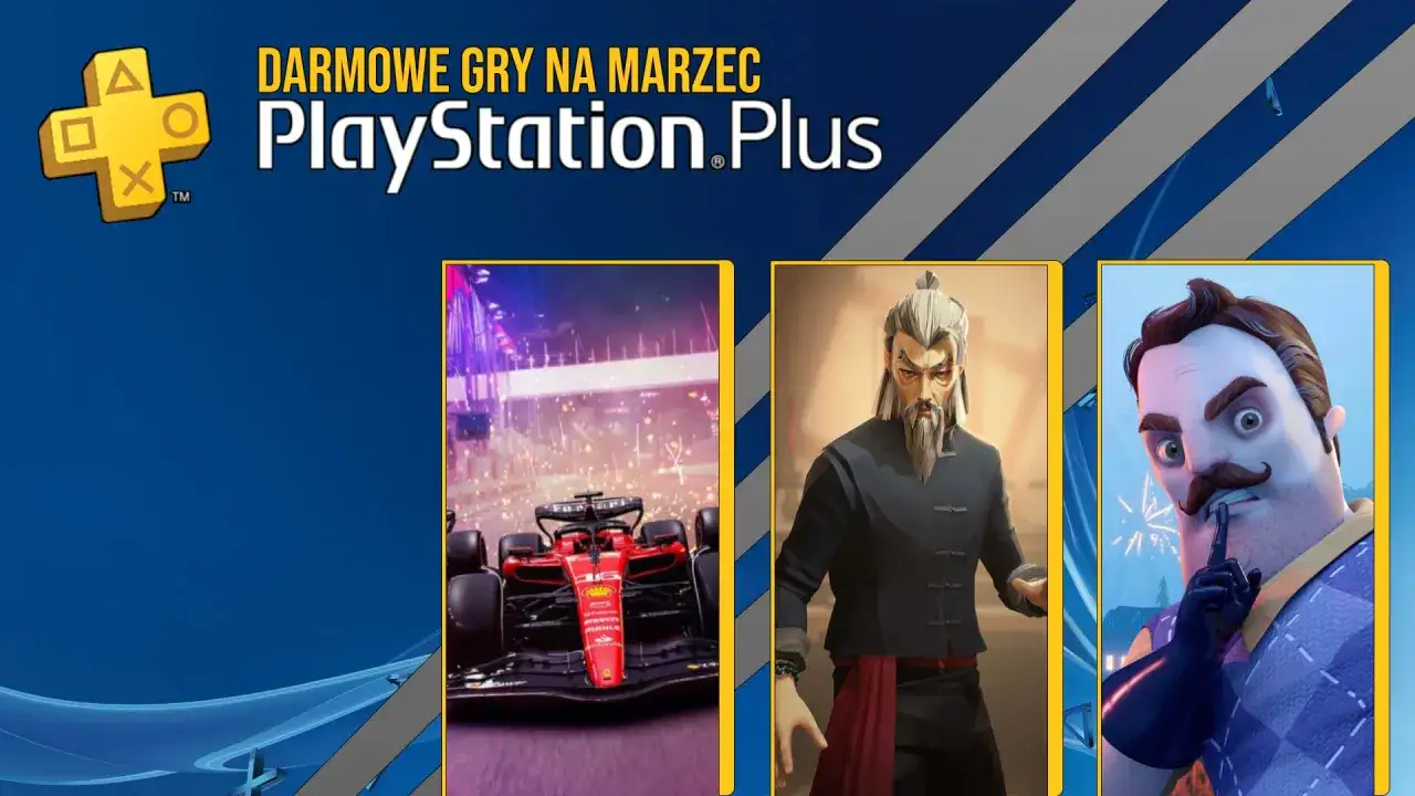 Darmowe gry na marzec PlayStation Plus: bolid F1, mistrz sztuk walki i tajemniczy sąsiad.