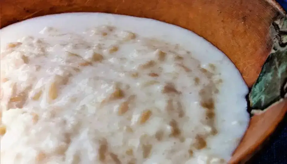 Minestra di latte e riso tradizionale