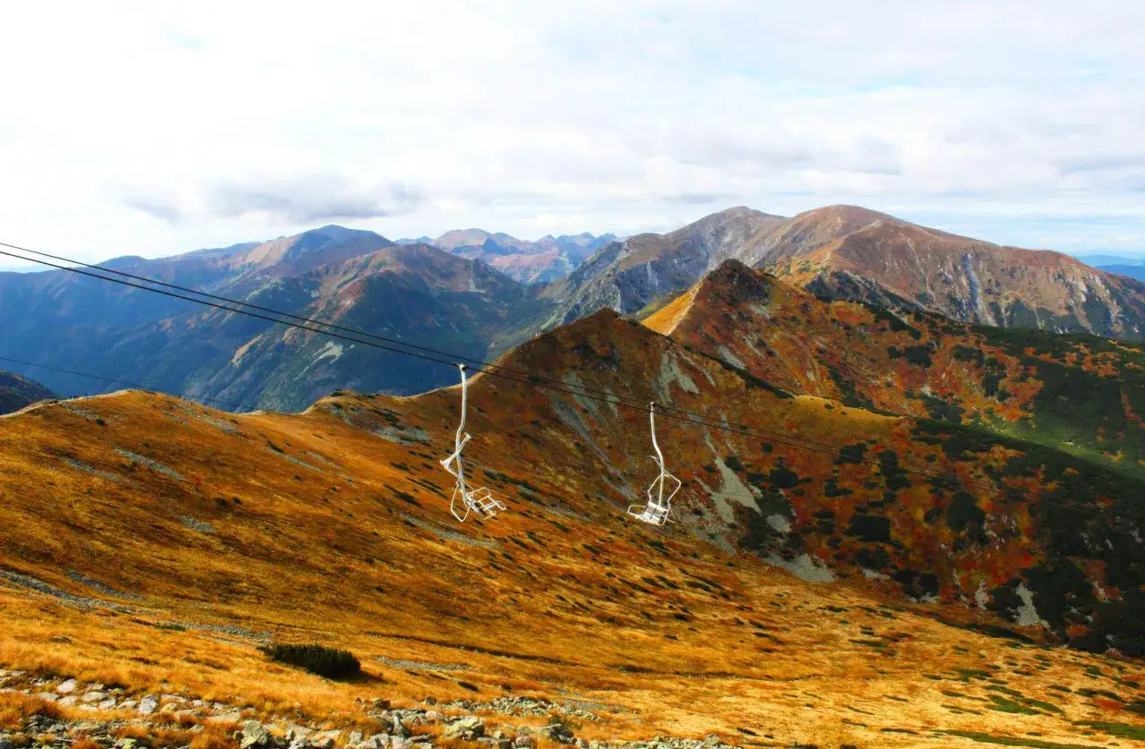 Hala Gąsienicowa widok na Tatry