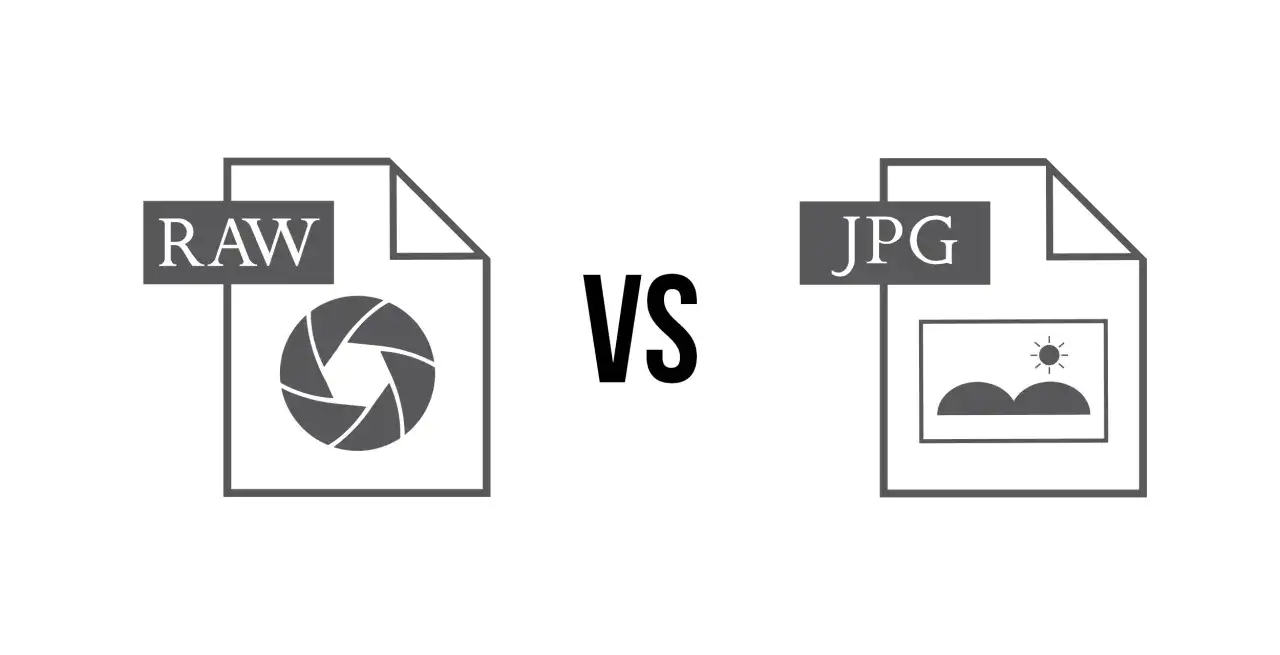 Porównanie formaty zdjęć: RAW z obiektywem vs JPG z krajobrazem.