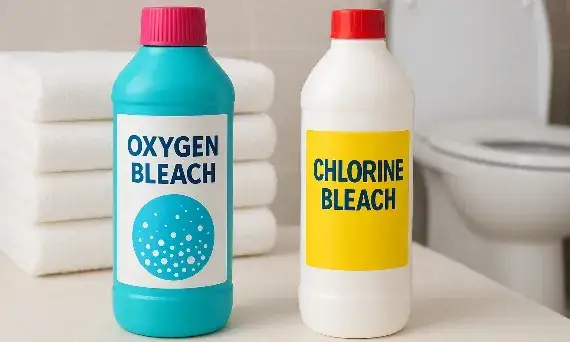 Porównanie wybielaczy chlorowych i tlenowych
