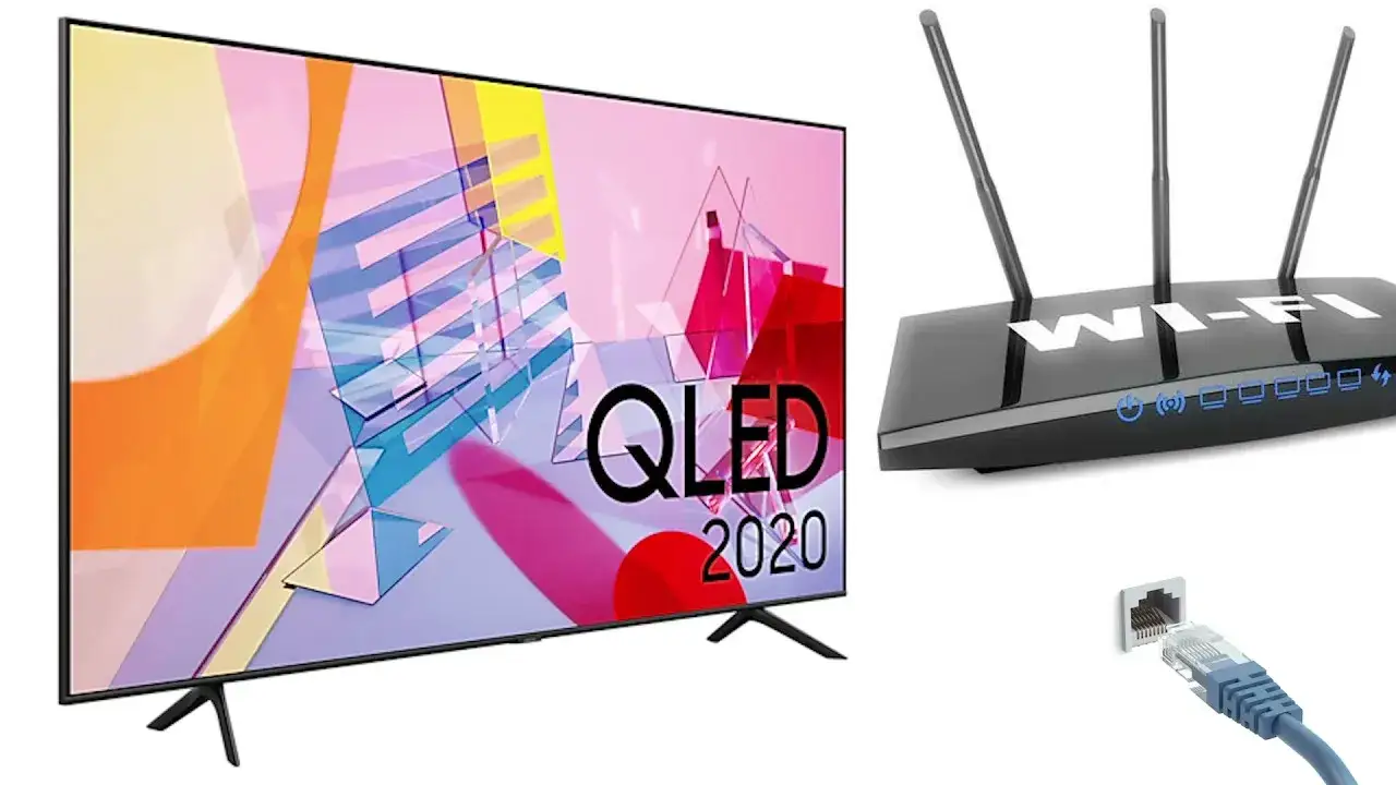 Telewizor Samsung Smart TV podłączony do internetu