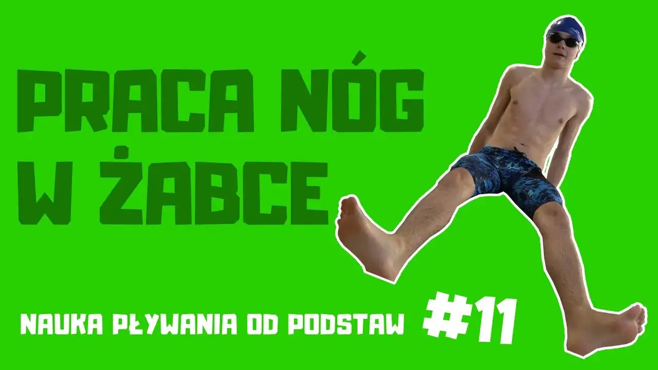 Prawidłowa praca n&oacute;g w żabce animacja