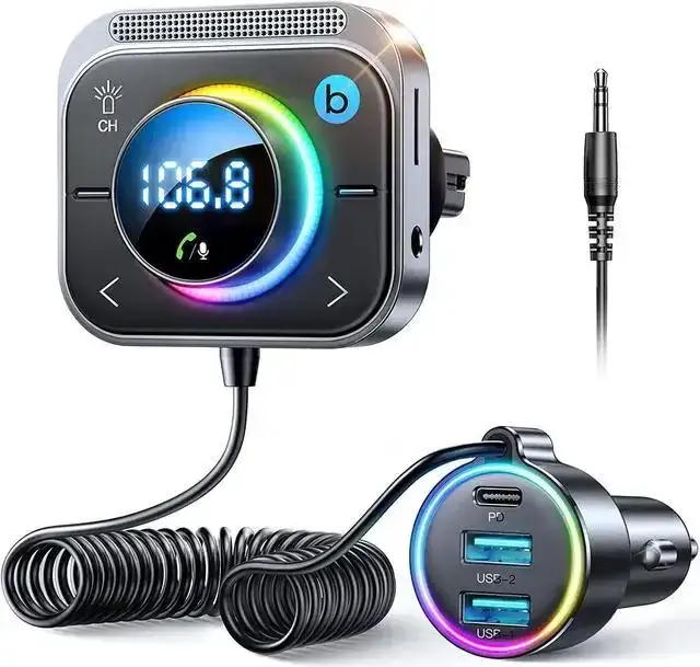 transmiter fm adapter aux bluetooth