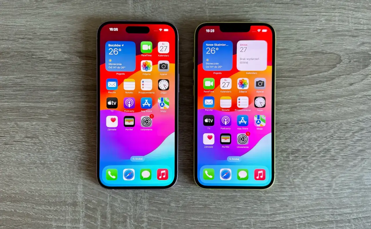 iPhone 14 vs iPhone 15 porównanie