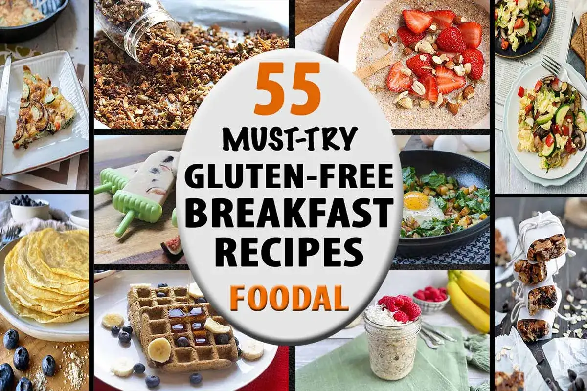 55 pomysłów na pyszne śniadanie bez glutenu: naleśniki, gofry, owsianka, granola i inne.