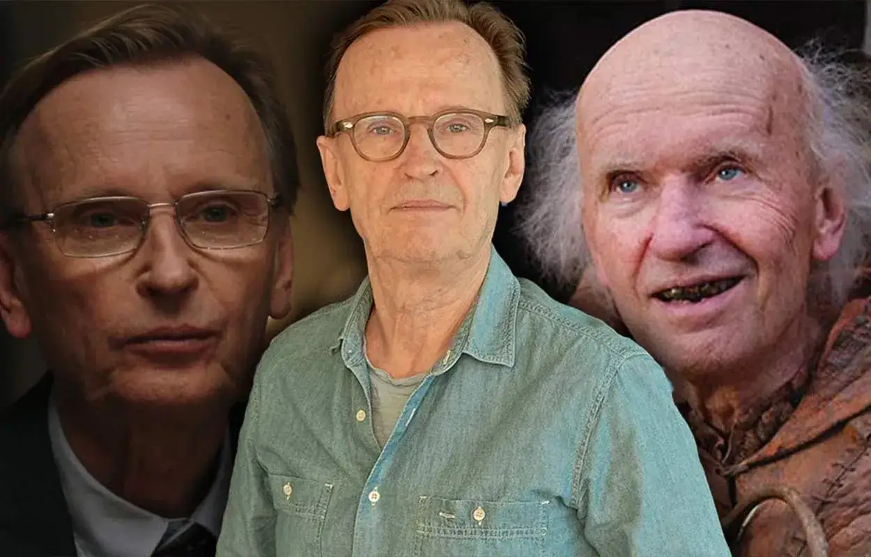 Johan Ulveson i olika roller från filmer och tv-program.