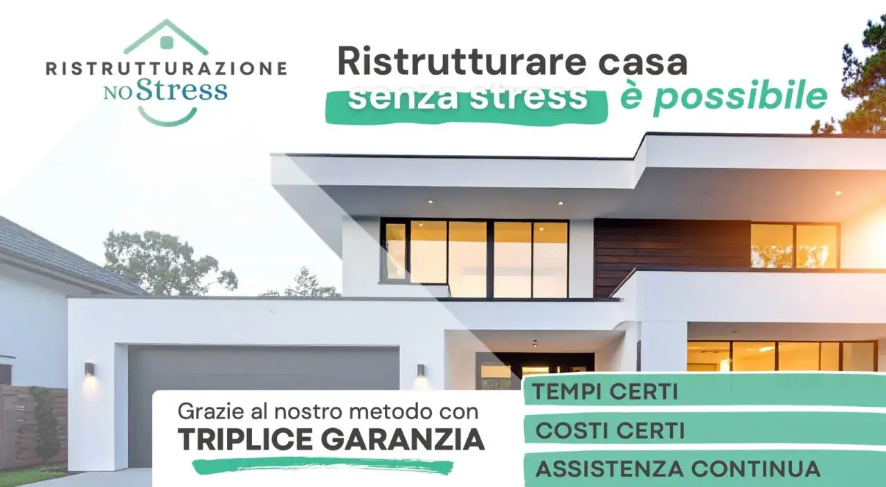 Ristrutturare casa senza stress è possibile con la nostra triplice garanzia: tempi certi, costi certi e assistenza continua.