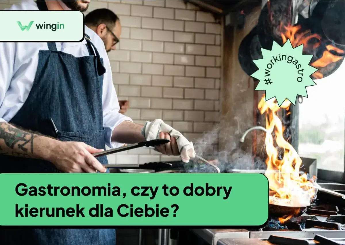 Kucharz w akcji, płomienie i dym. Czy gastronomia to dobry kierunek dla Ciebie? Dowiedz się, ile zarabia kucharz.