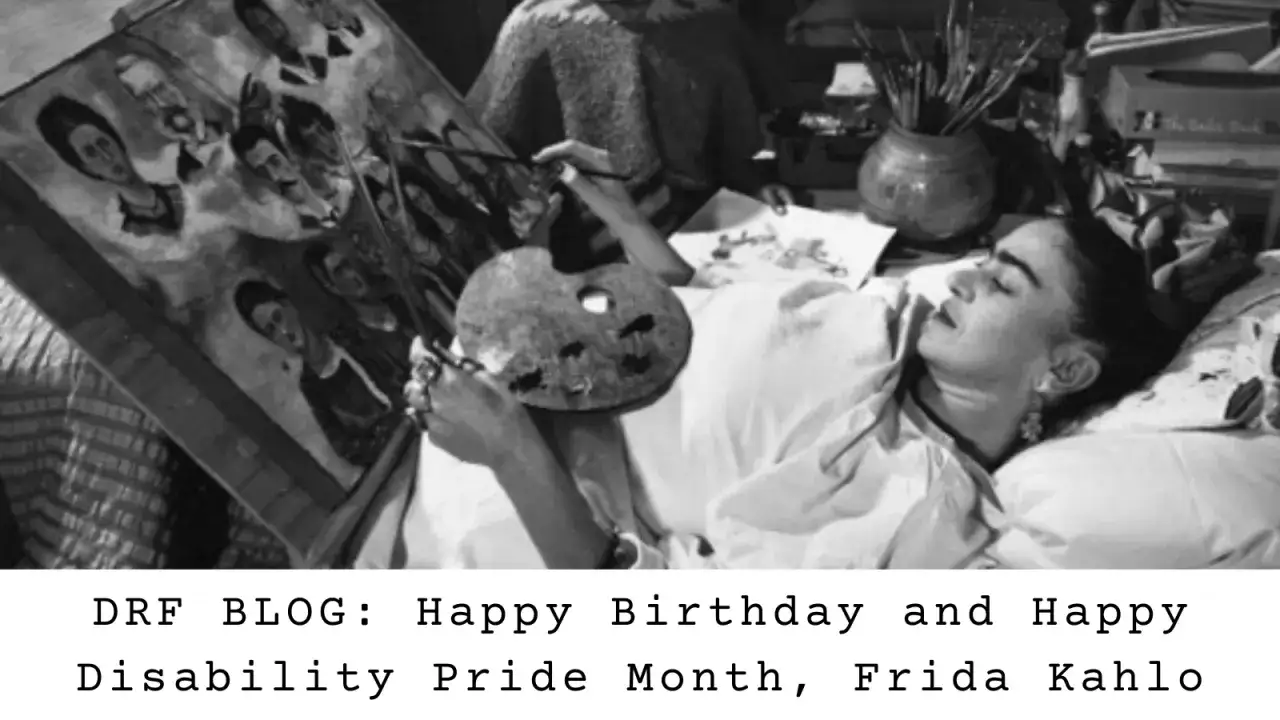 Frida Kahlo, mimo swojej niepełnosprawności, maluje leżąc w ł&oacute;żku. Jej sztuka jest świadectwem siły ducha.