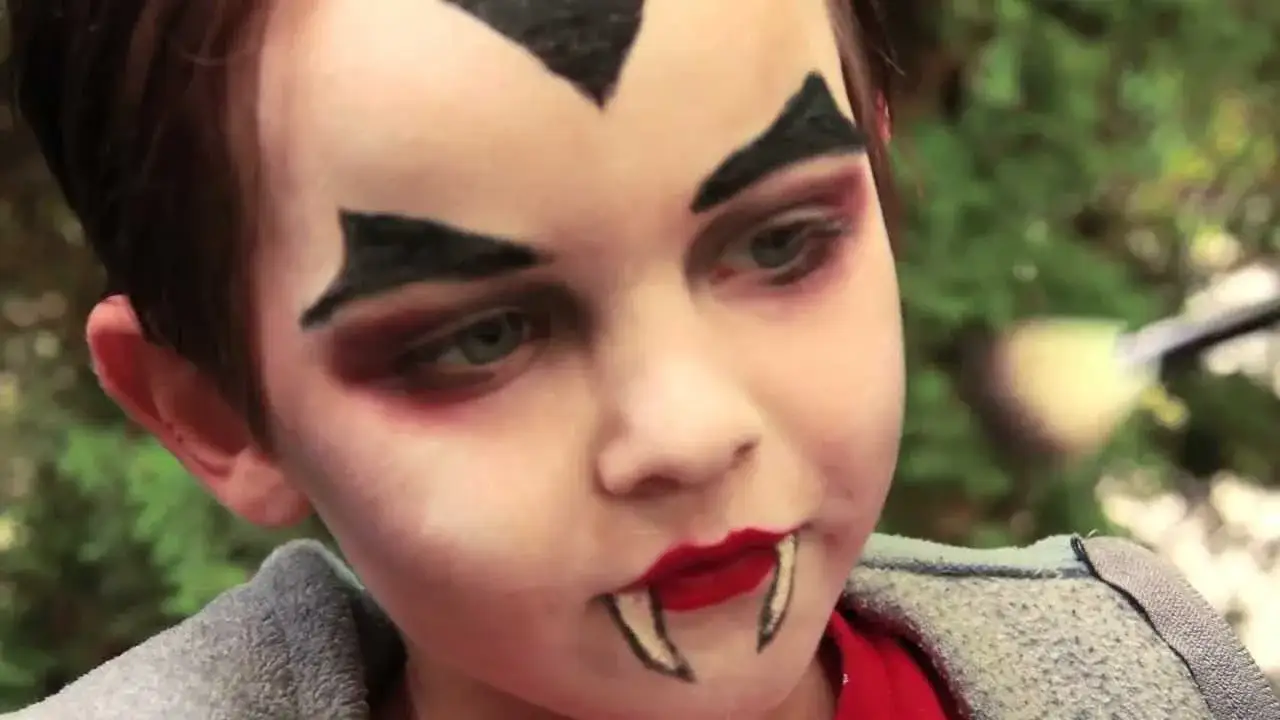 dziecko makijaż halloween diy