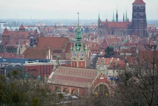 Gdańsk panorama z góry