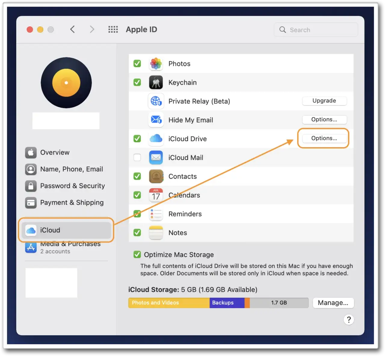iCloud Synchronisierung iPhone MacBook