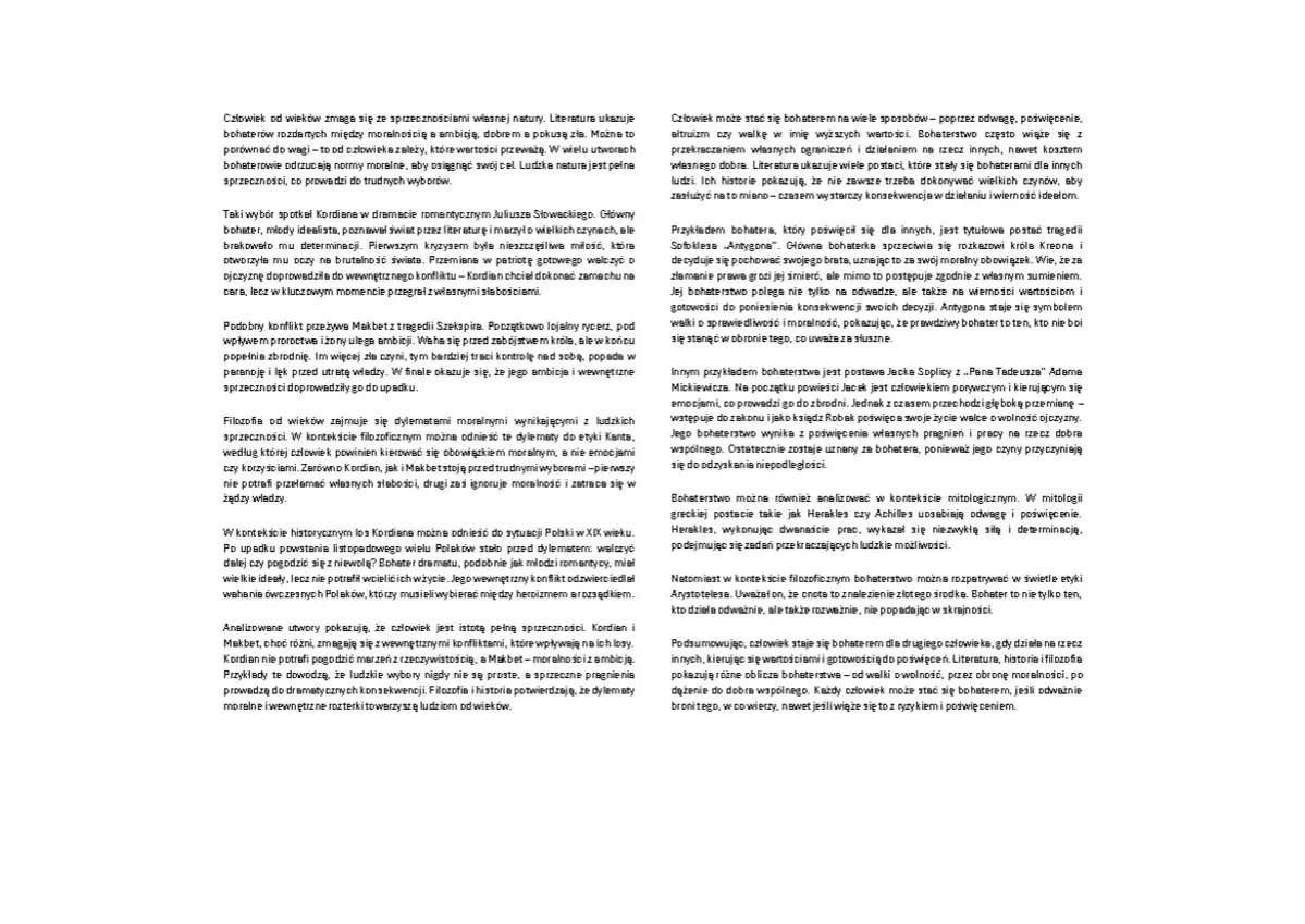 Heroizm to odwaga, poświęcenie i walka o wyższe wartości. Literatura, historia i filozofia pokazują różne jego oblicza.