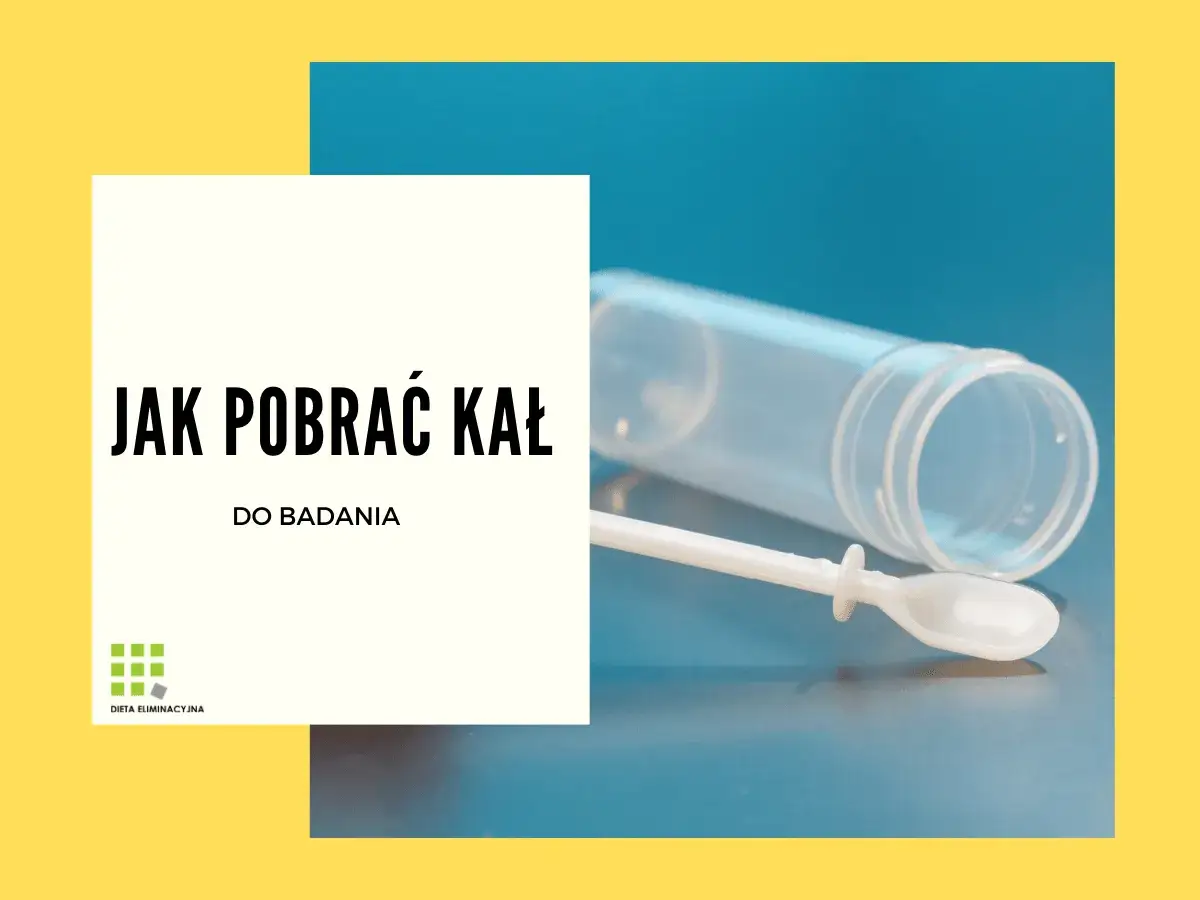 Zestaw do pobrania kału do badania: pojemnik i szpatułka. Dowiedz się, jak pobrać kał do badania.