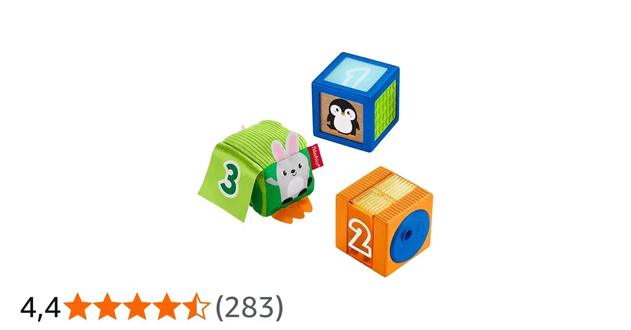 Różne rodzaje klocków sensorycznych Fisher-Price