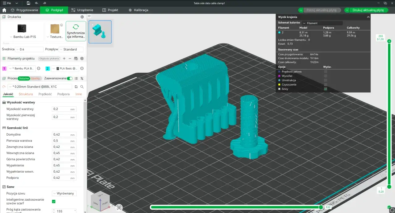 zasady projektowania pod druk 3D
