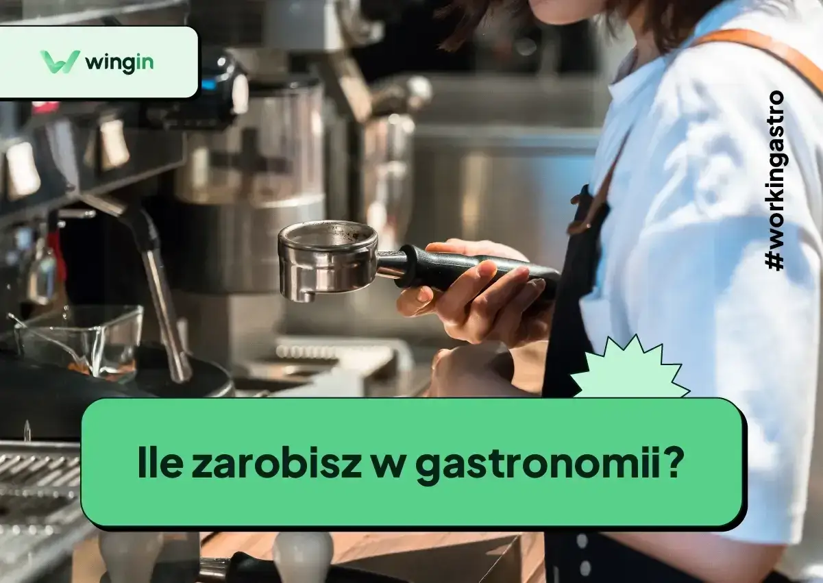 Barista przygotowuje kawę. Dowiedz się, ile zarabia kucharz w gastronomii i jakie są realne zarobki w tej branży.