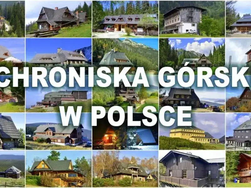 Schronisko górskie pełne turystów