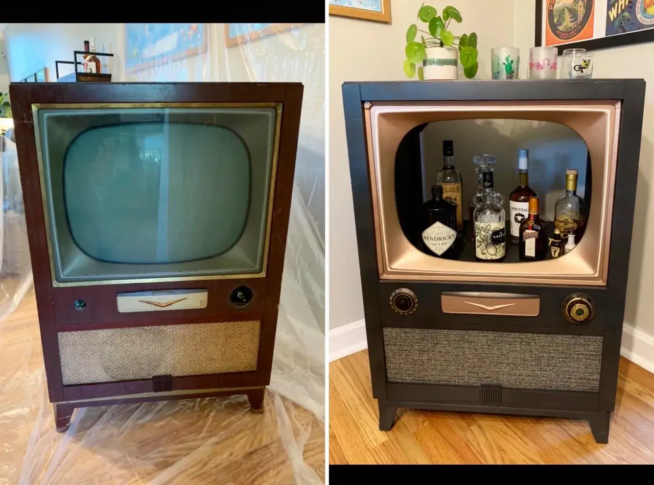kreatywne wykorzystanie starego telewizora DIY