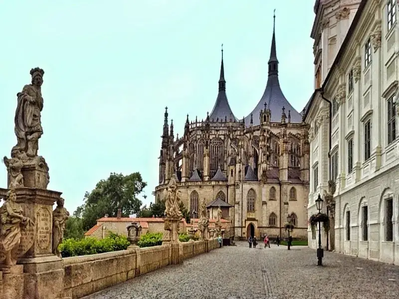 Kutná Hora panorama katedra św. Barbary
