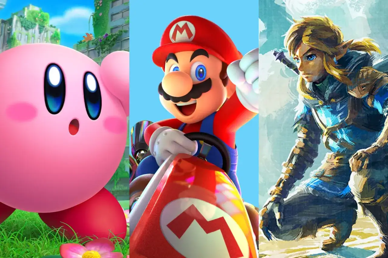 Kirby, Mario w gokarcie i Link z The Legend of Zelda – to najlepsze gry Nintendo Switch, które zabiorą Cię w niezapomnianą podróż.