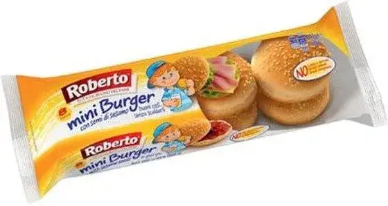 mini bułki do hamburgerów w opakowaniu supermarket