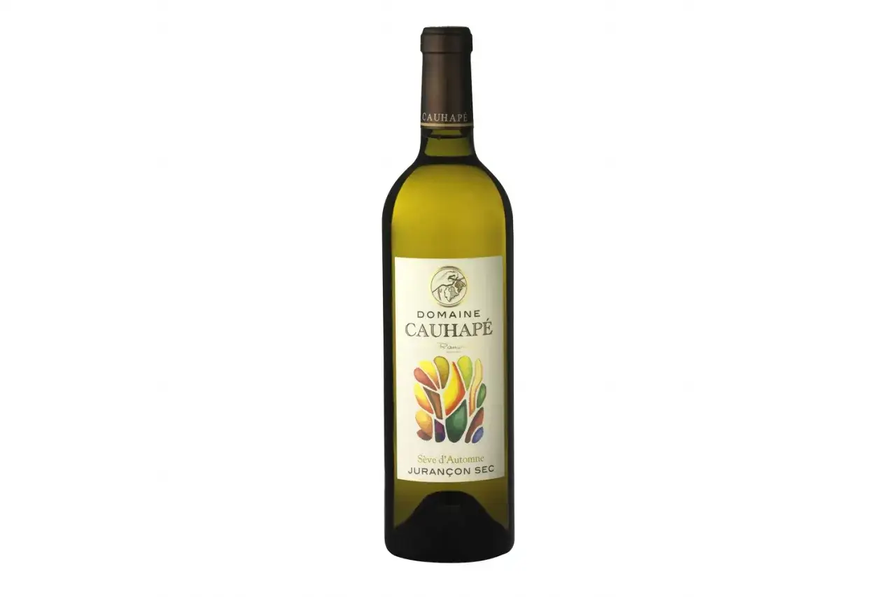 Bouteille de vin blanc sec Jurançon,
