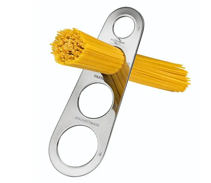 różne rodzaje miarek do spaghetti