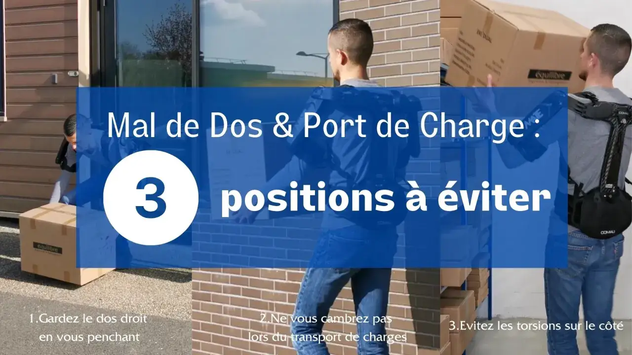 Aide pour porter des charges lourdes : 3 positions &agrave; &eacute;viter pour le mal de dos.