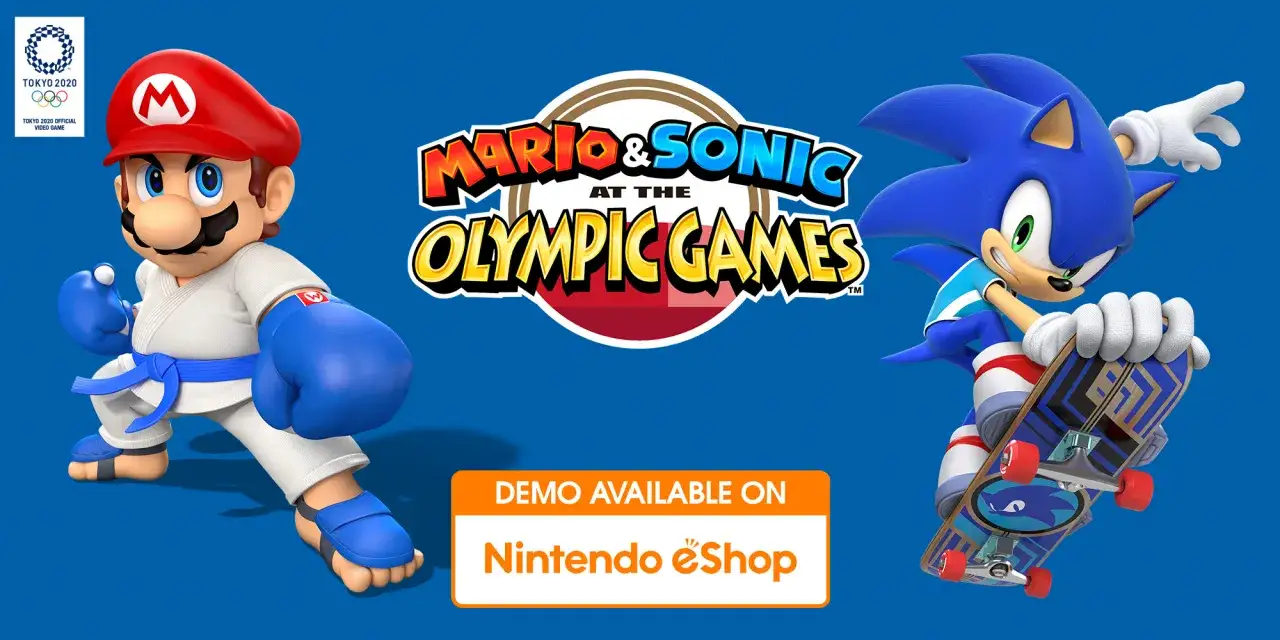 Mario w stroju karate i Sonic na deskorolce zapraszają do gry ruchowej Nintendo Switch