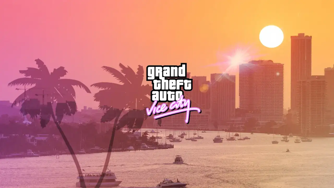 Zachód słońca nad Vice City, palmy i łodzie. Szukasz kodów do GTA Vice City?
