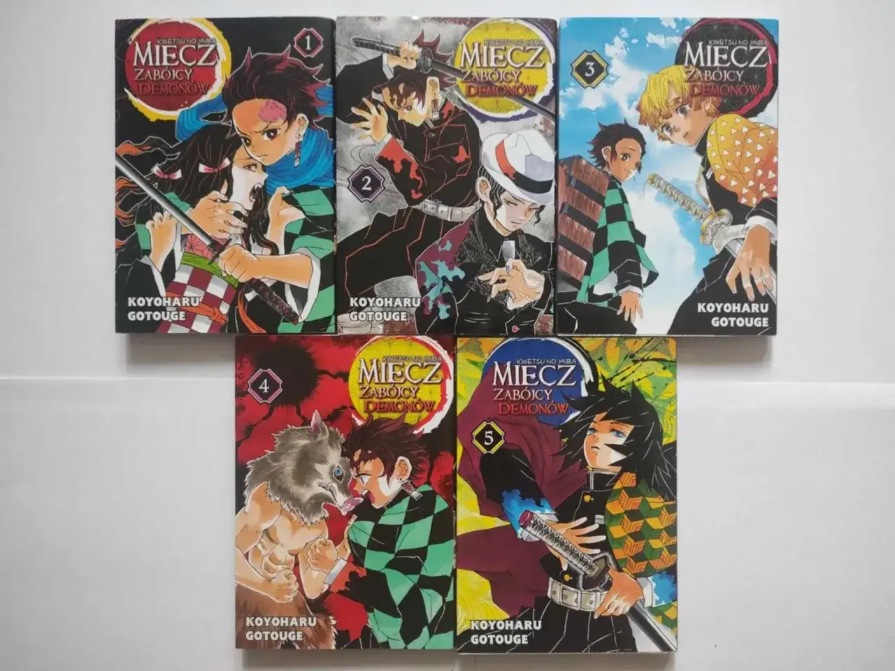 okładka manga miecz zabójcy demonów