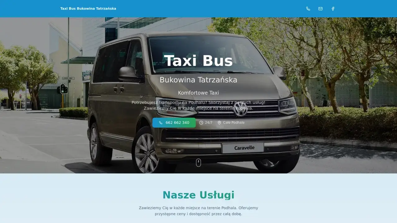 Taksówka Bukowina Tatrzańska cennik