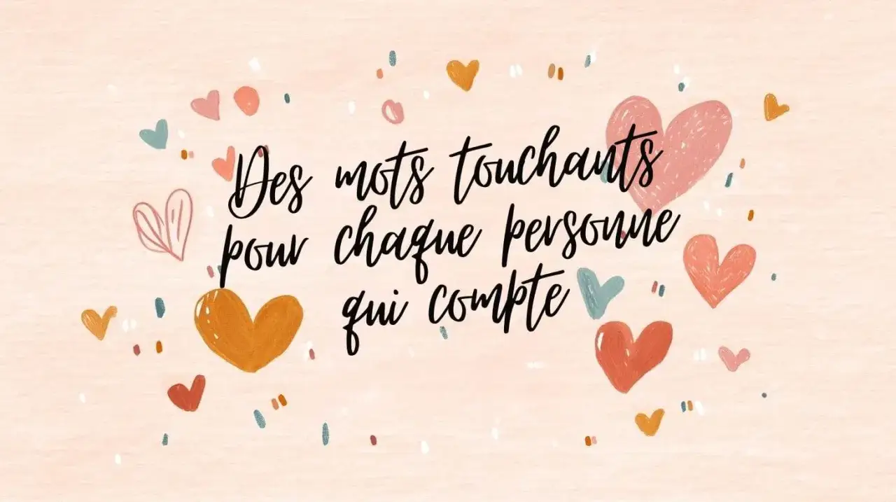 Des mots touchants pour chaque personne qui compte. Un joyeux anniversaire rempli de c&oelig;urs et de tendresse.