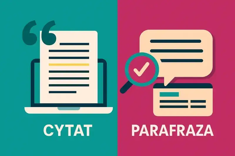 porównanie cytat a parafraza