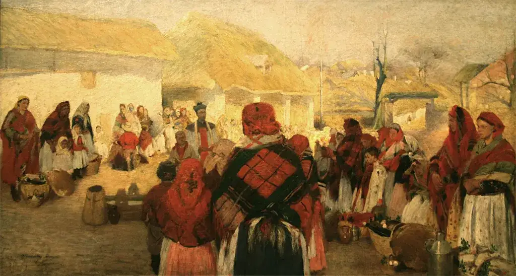 historyczne święcenie pokarm&oacute;w średniowiecze