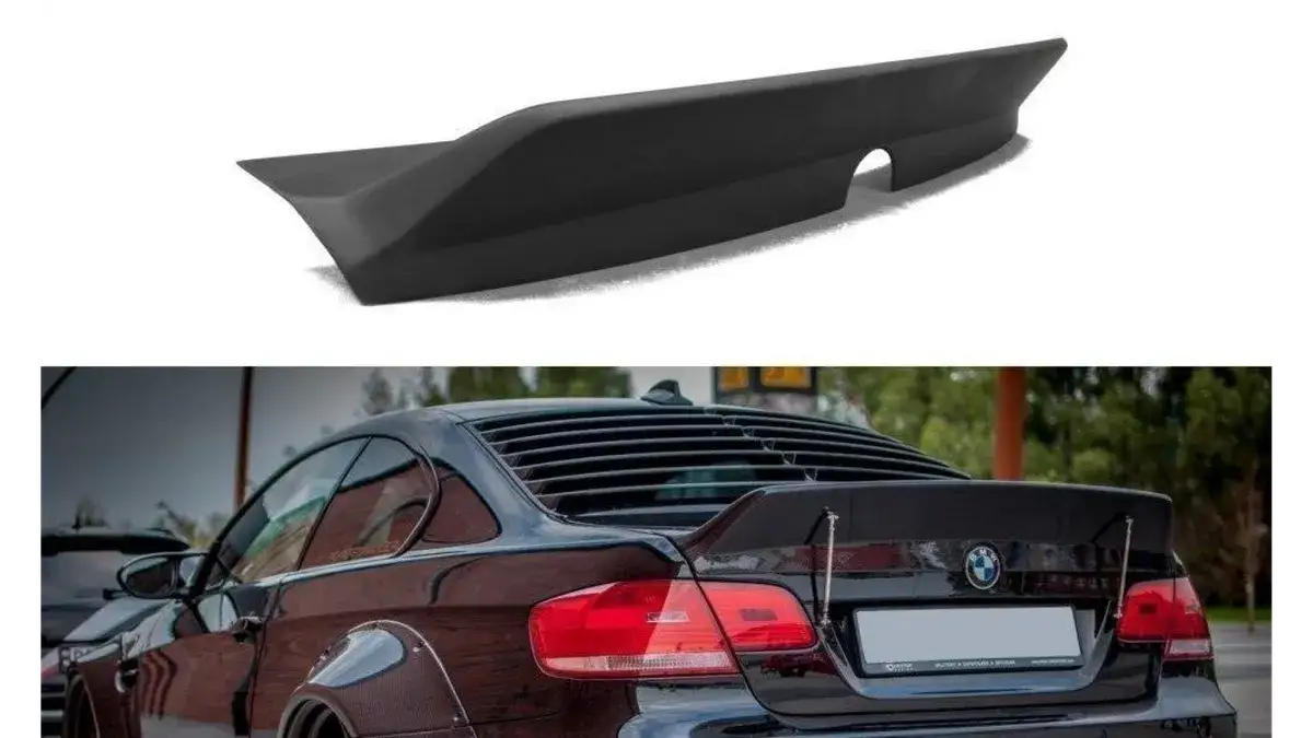 BMW E92 spoiler M3 vs CSL ducktail porównanie