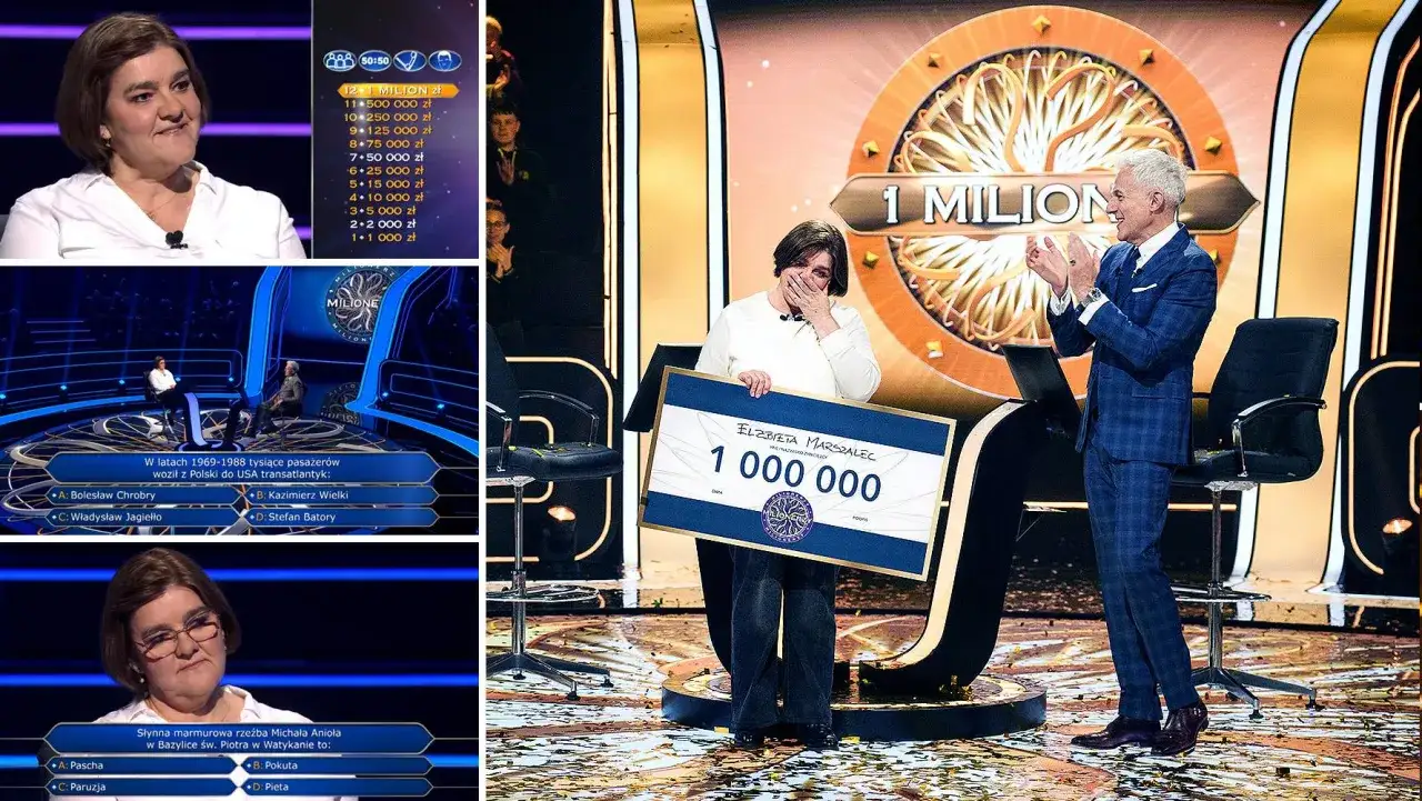 Elżbieta Marszalec wygrała milion złotych w teleturnieju