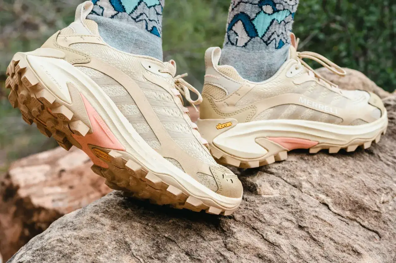 Ready for adventure in Moab? These Merrell Moab 2 Vent shoes offer comfort and grip on rocky terrain, perfect for exploring the desert.