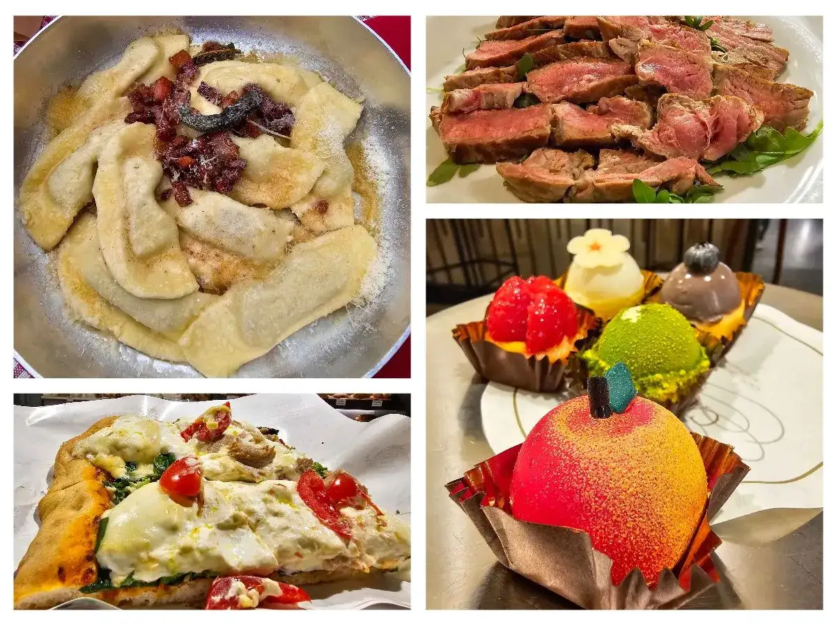 Co zjeść w Bergamo? Pyszne ravioli, soczysty stek, kolorowe desery i pizza. Smaki Lombardii czekają!