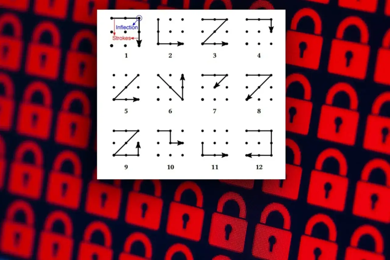 Wzory blokady ekranu telefonu: 12 najpopularniejszych sekwencji na siatce 3x3.