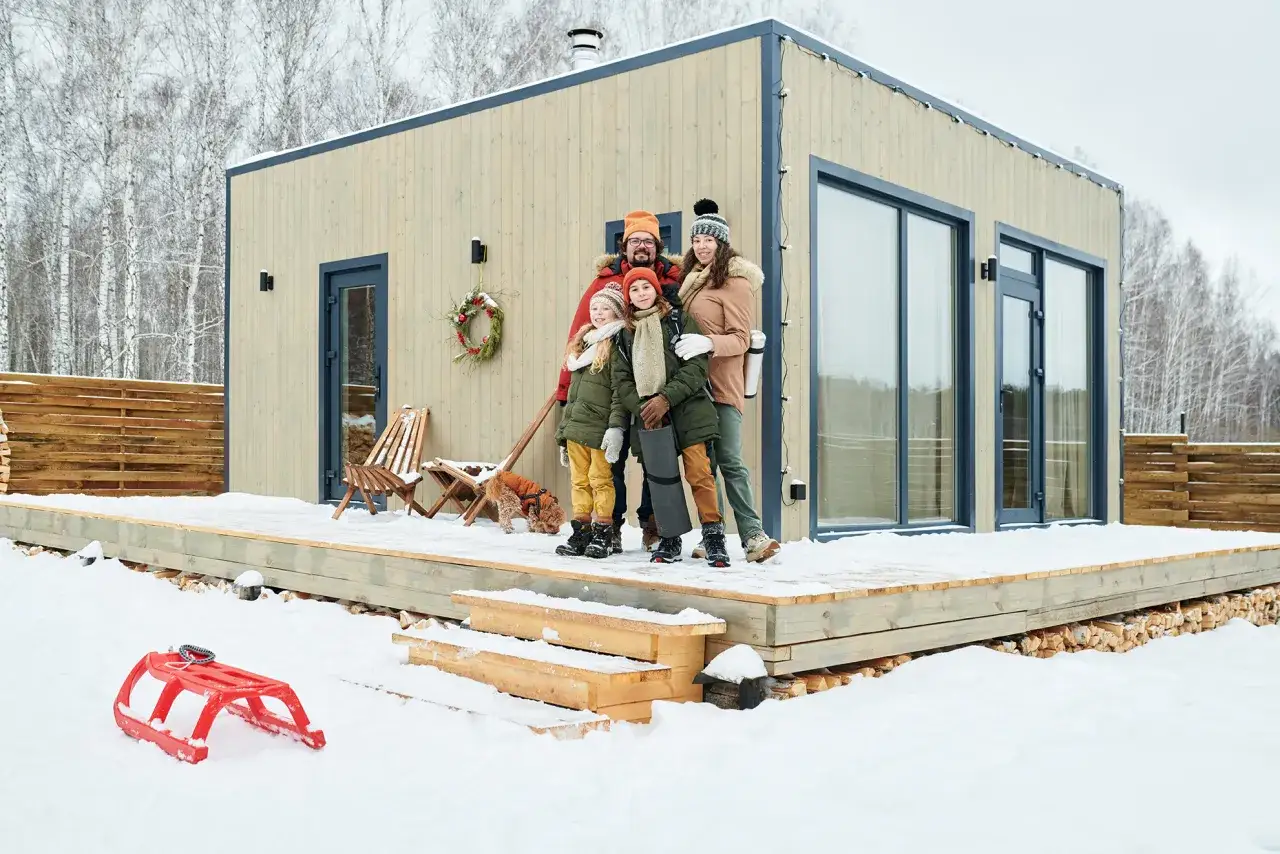 projekt domu modułowego ogrzewanie
