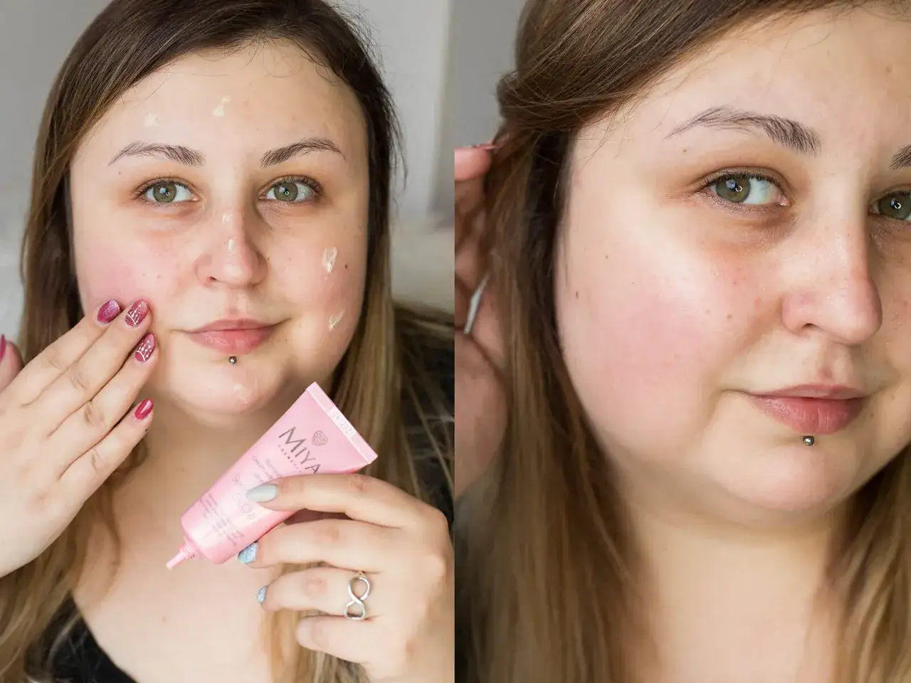 Miya Cosmetics logo i produkty rozświetlające